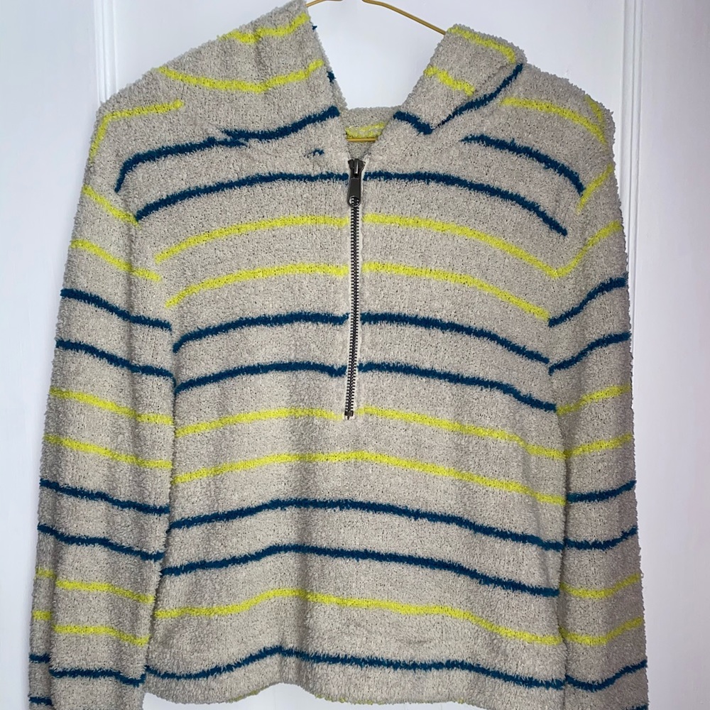 Urban Outfitters cropped fleece hoodie.